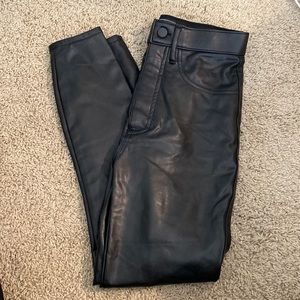 Abercrombie leather pants